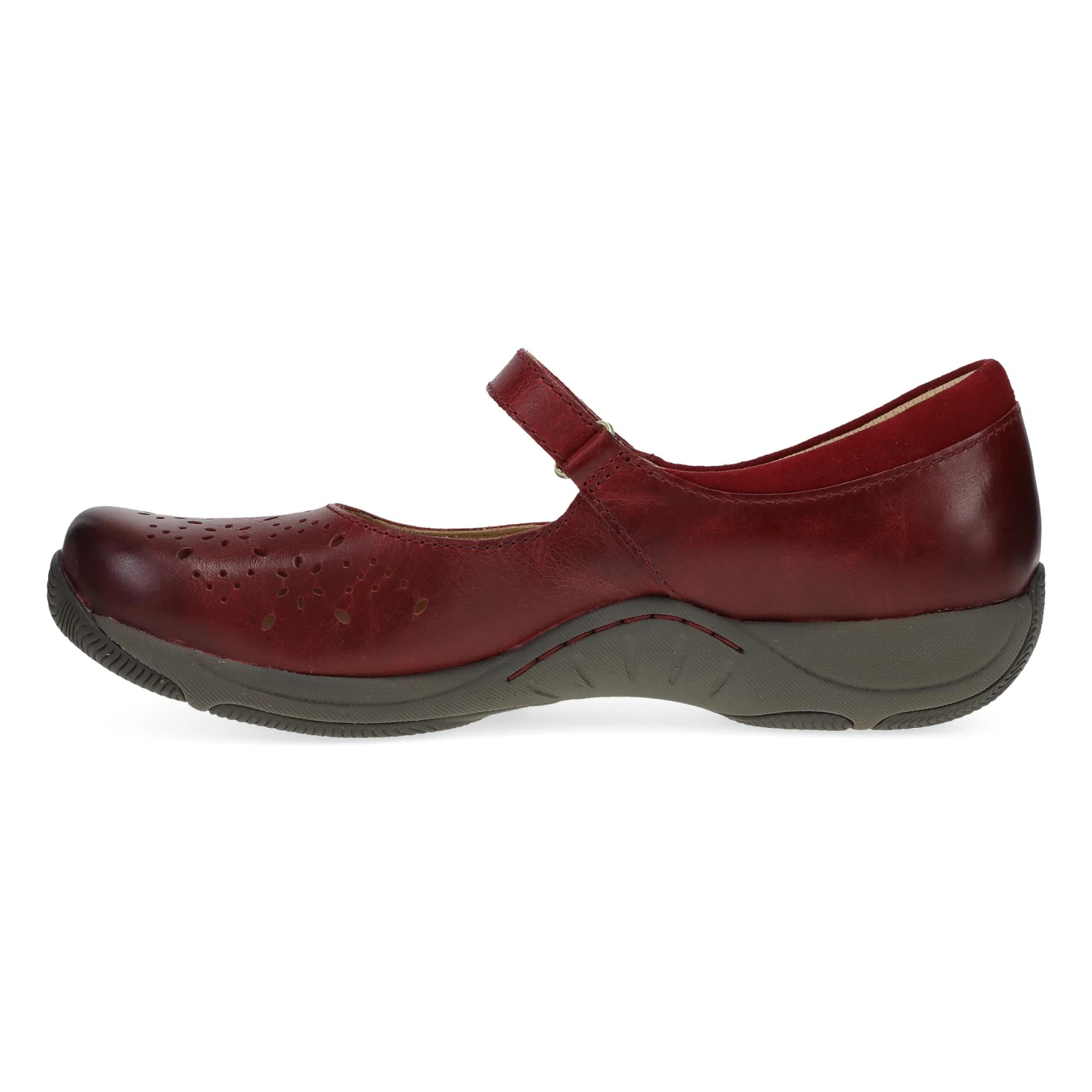 Dansko Stacy Wide Red Waxy Burnished 5 Dansko Stacy Wide Red Waxy Burnished - Image 3