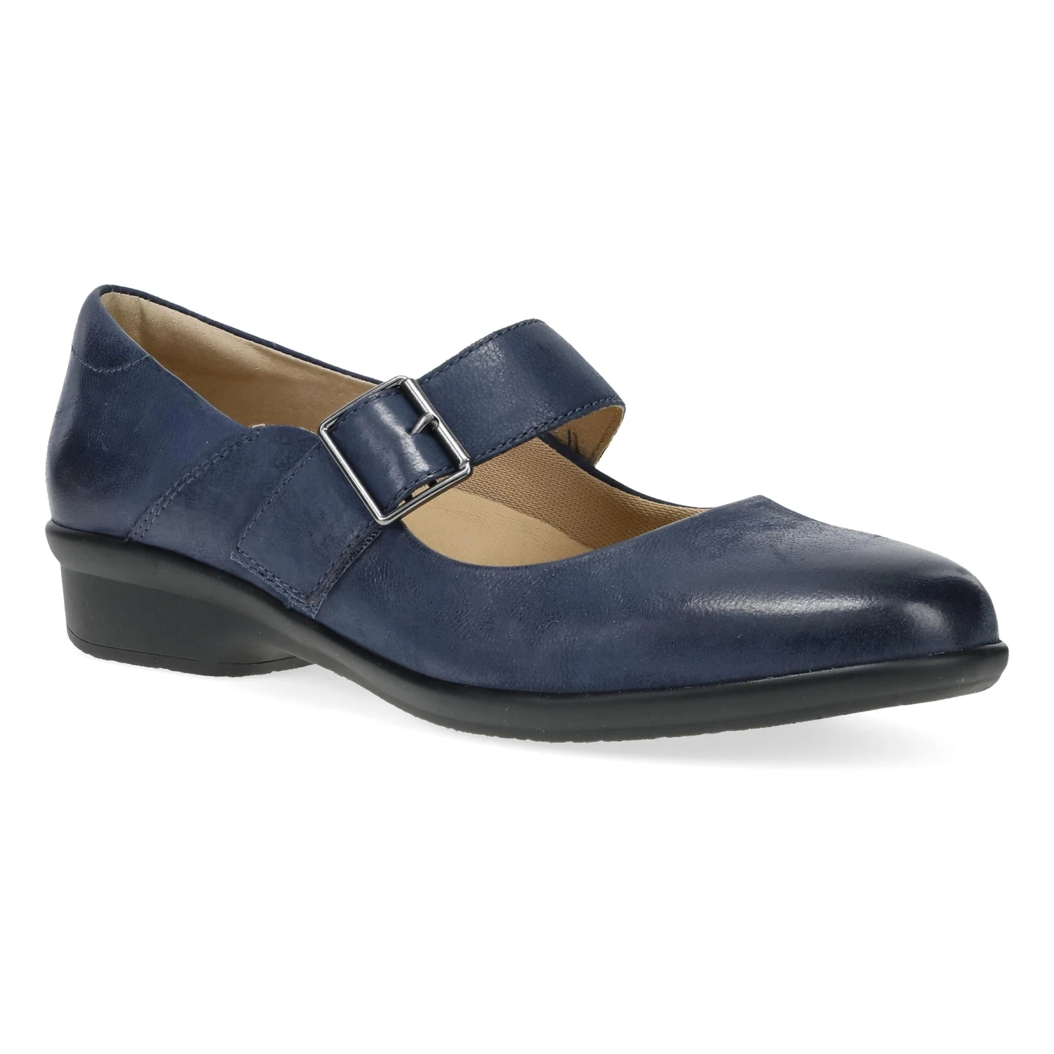 Dansko Collette Wide Navy Burnished Nubuck 3 Dansko Collette Wide Navy Burnished Nubuck