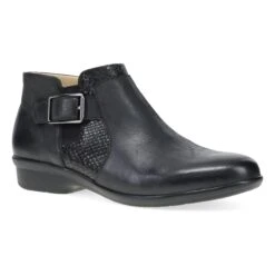 Dansko Carolyn Black Burnished Calf