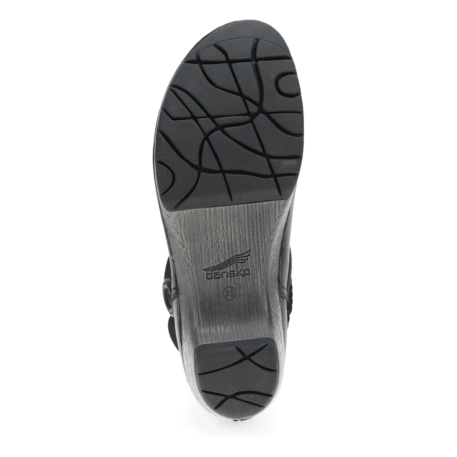 Dansko Lillith Black Waxy Milled 9 Dansko Lillith Black Waxy Milled - Image 7