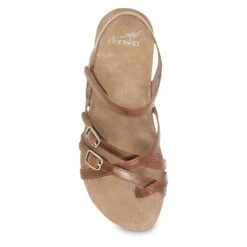 Dansko Roslyn Tan Waxy Burnished -Modern Step Wear Store 6029155300 VIT