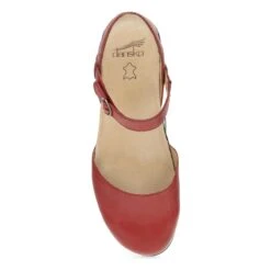 Dansko Christine Red Burnished Nappa -Modern Step Wear Store 7804040300 VIT
