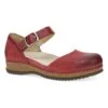 Dansko Mae Red Burnished Suede 1 Dansko Mae Red Burnished Suede -Modern Step Wear Store 9613405300 PRI