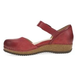 Dansko Mae Red Burnished Suede -Modern Step Wear Store 9613405300 SDL