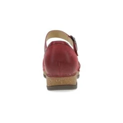 Dansko Mae Red Burnished Suede -Modern Step Wear Store 9613405300 VIK