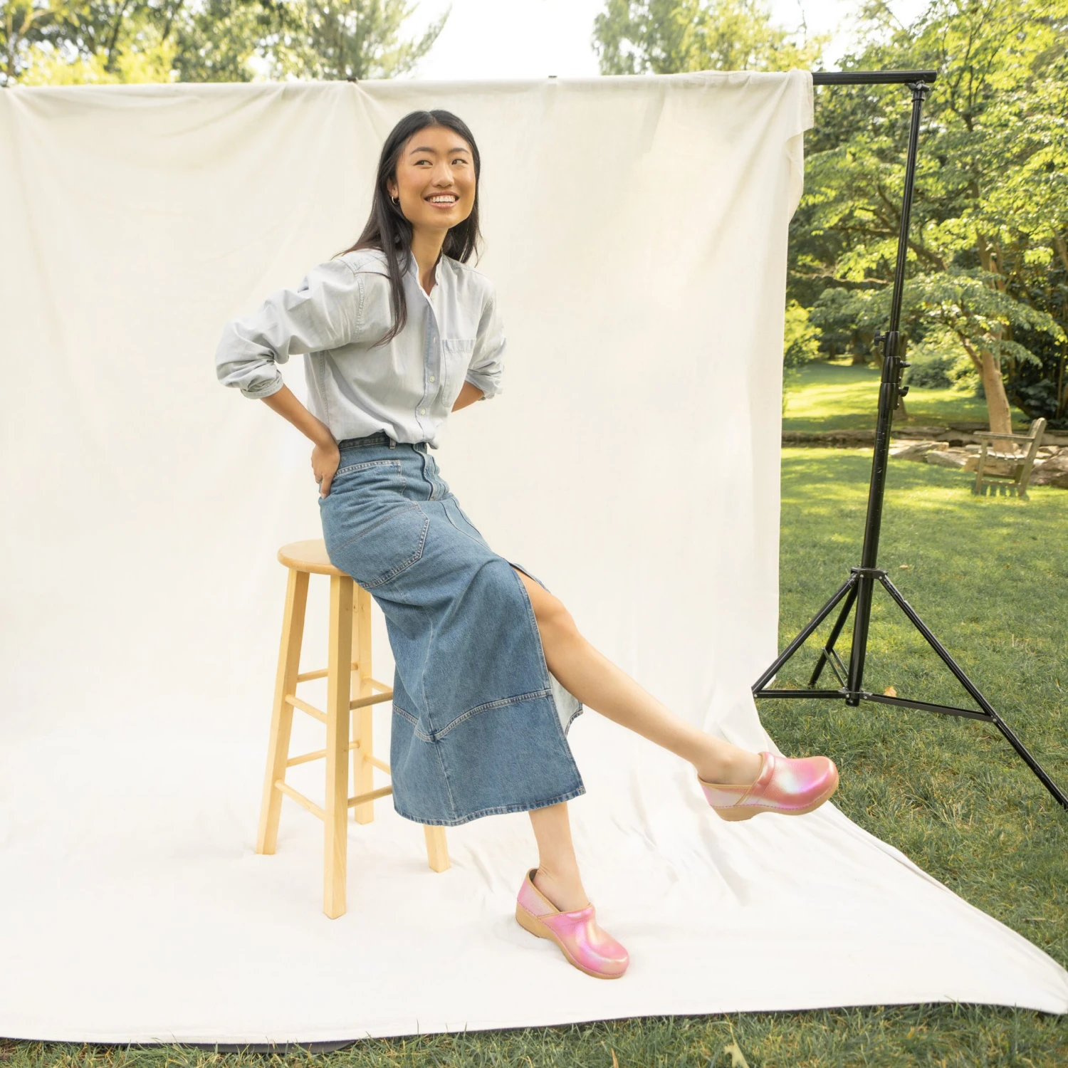 Dansko XP 2.0 Pink Iridescent Leather 7 Dansko XP 2.0 Pink Iridescent Leather - Image 5